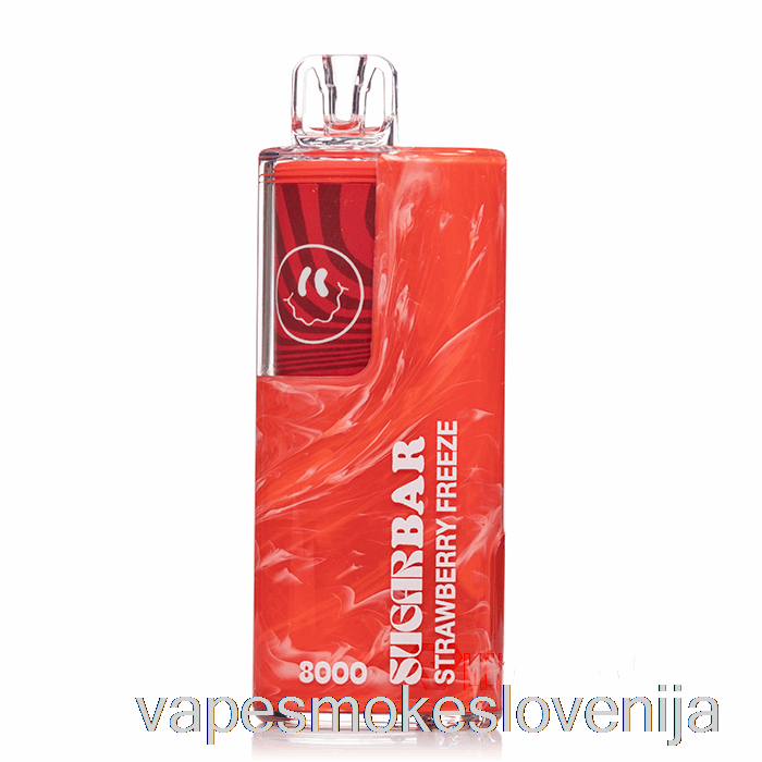 Vape Za Enkratno Uporabo Sladkorna Ploščica Sb8000 0% Brez Nikotina Za Enkratno Uporabo, Zamrznjena Jagoda
